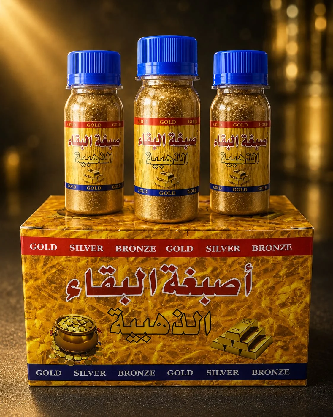صبغة البقاء الميتاليك للحديد والزخارف.